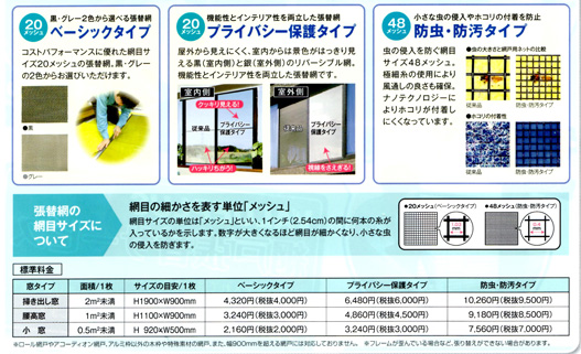 網戸張替サービス